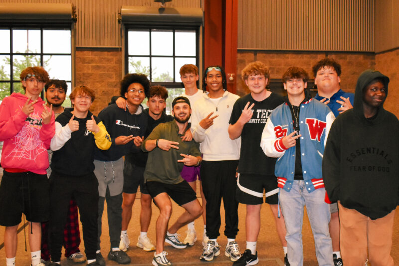 Students at Event